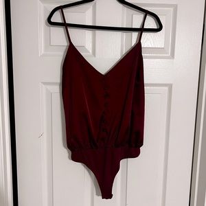NEW burgundy bodysuit